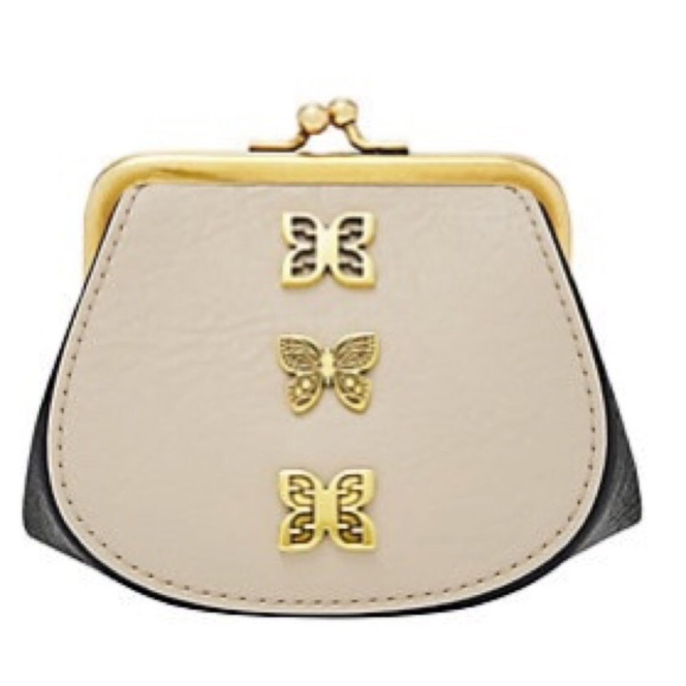 Fossil® Kisslock Butterfly Coin Pouch NWT
